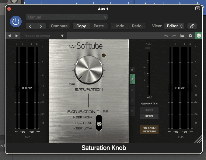 Saturation Knob
