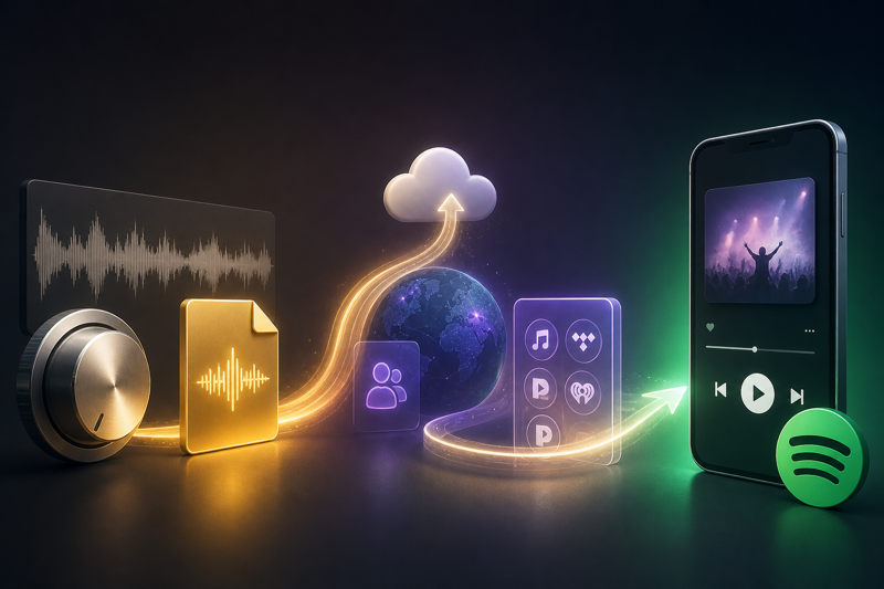 Masz gotowy utwór – i co dalej? – krótka droga od pliku master do Spotify.